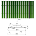  Колір: RAL 6005