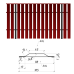  Колір: RAL 3005